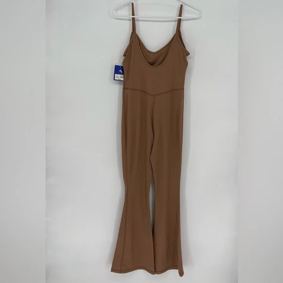 JoyLab Flare Jumpsuit Latte